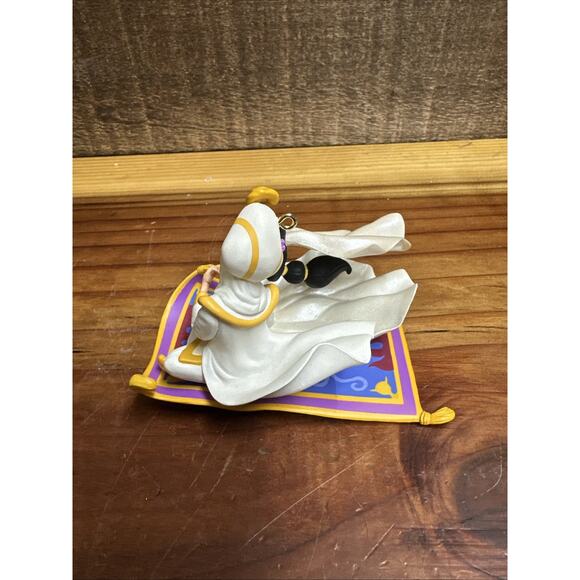 Vtg 1997 Disney Aladdin King Of Thieves HM Christmas Ornament Aladdin Jasmine - Picture 3 of 5